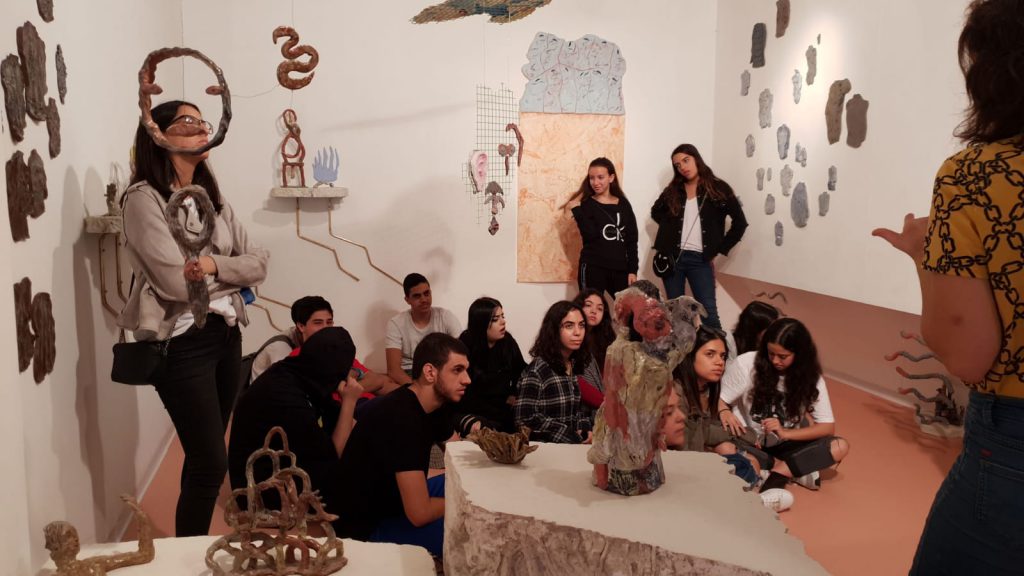 ביקור בתערוכה בגלריה קו 16 במרכז נווה אליעזר