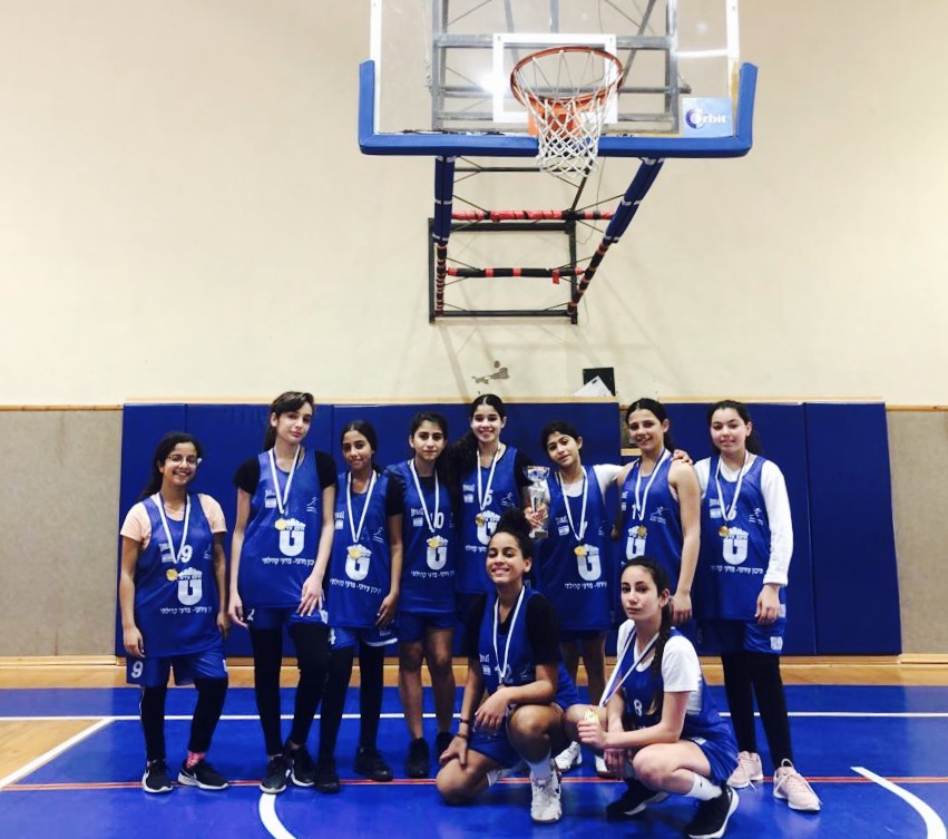 נבחרת עירוני ט' בכדורסל - מקום 1 בתל אביב! ​